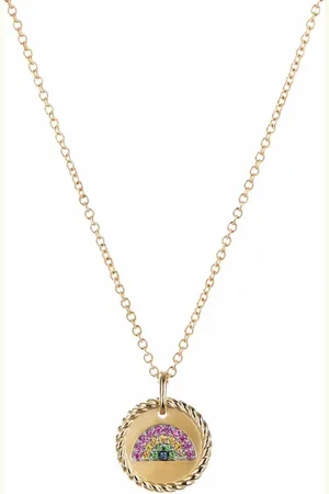 David Yurman Collier Rainbow Collective en 18ct orné de saphirs