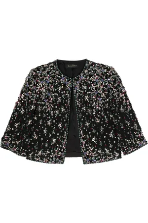 Jenny Packham Veste crop Vanity à perles