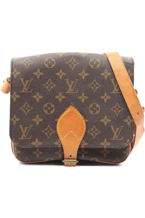 LOUIS VUITTON Sac porté épaule Cartesier MM (1988)