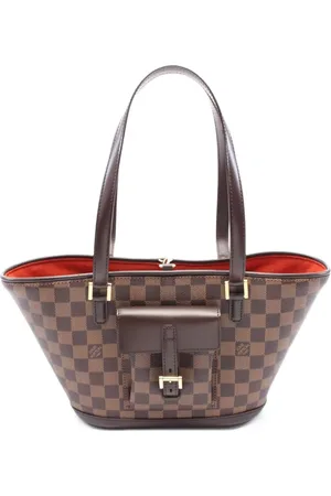 LOUIS VUITTON Sac porté épaule Manosque PM (2005)