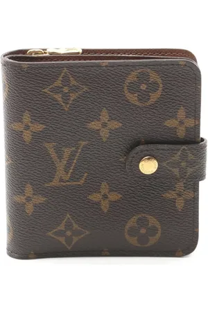 LOUIS VUITTON Portefeuille pliant en toile monogrammée (2008)