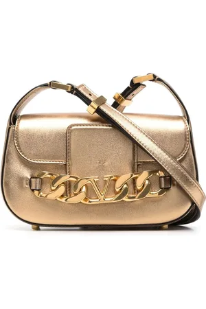 VALENTINO GARAVANI Sac porté épaule VLogo Chain en cuir