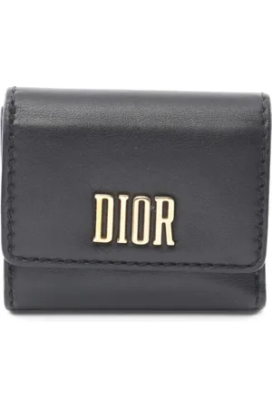 Dior Portefeuille en cuir à logo (années 2010)