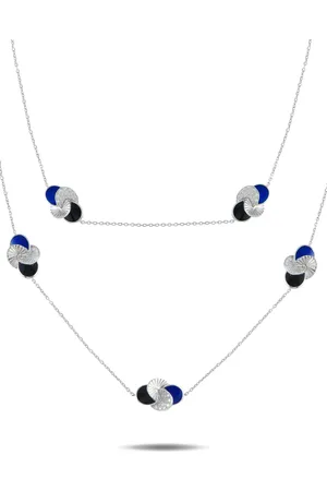 Cartier Collier Long Station en or blanc 18ct pavé de diamants