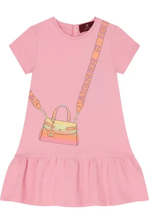 Aigner Robe évasée à manches courtes