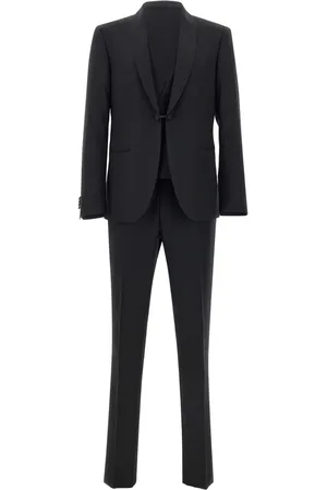 corneliani Costume trois-pièces à revers en satin