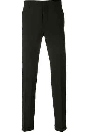 Prada Pantalon de costume à ourlet retroussé