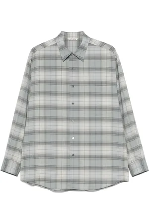 Auralee Chemise à carreaux