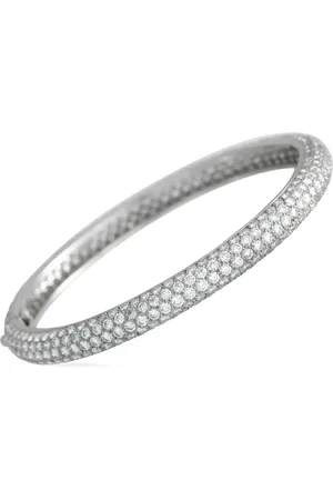 Cartier Bracelet jonc Etincelle en or blanc 18ct pavé de diamants