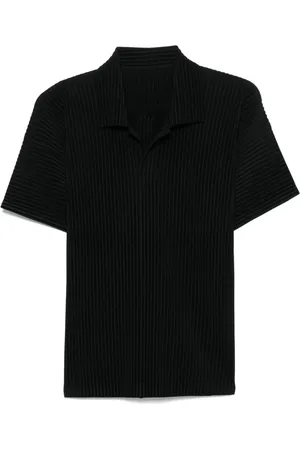 Issey Miyake T-shirt à effet plissé