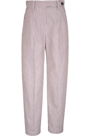 Brunello Cucinelli Pantalon à rayures