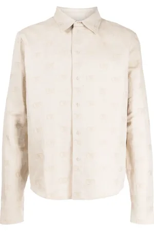 OFF-WHITE Chemise à logo en jacquard