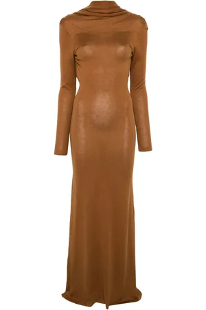 AYA MUSE Robe longue à dos ouvert