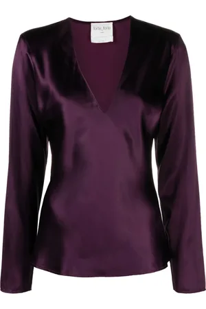FORTE FORTE Blouse satinée à col v