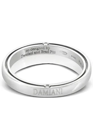 Damiani X Brad Pitt bague D. Side en or blanc 18ct et platine sertie de diamants pre-owned