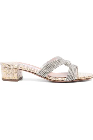 Aquazzura Sandales Crystal Muse 35 mm