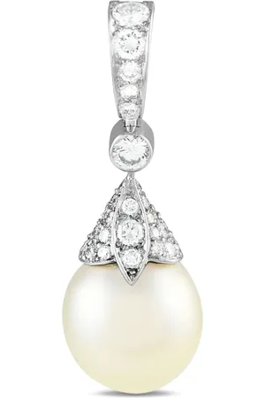 Cartier Pendentif en or blanc 18ct serti de perles et diamants