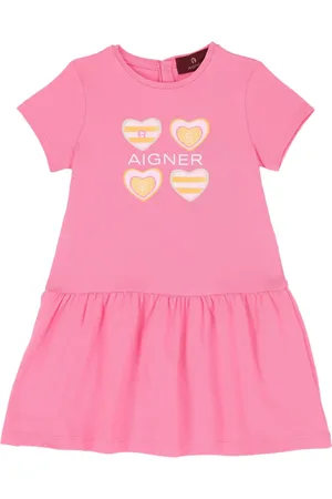 Aigner Robe évasée à motif cœur