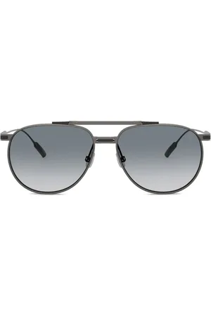 Brunello Cucinelli Lunettes de soleil à monture pilote
