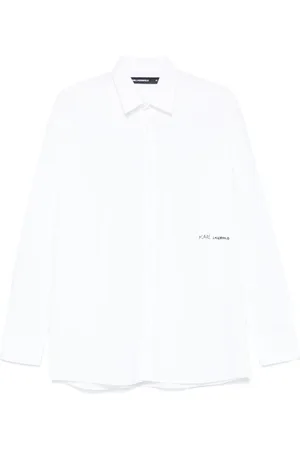 Karl Lagerfeld Chemise à logo appliqué