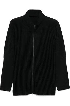 Issey Miyake Veste à design plissé