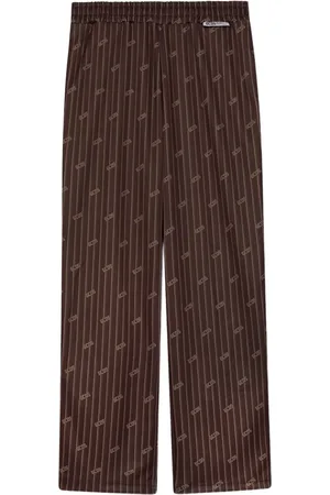 GCDS Pantalon de jogging à fines rayures