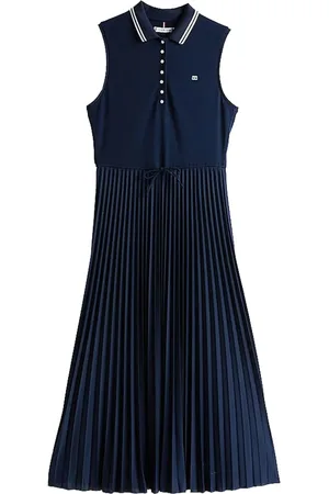 Tommy Hilfiger Robe mi-longue à design plissé