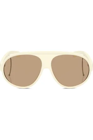 Moncler Lunettes de soleil à monture pilote