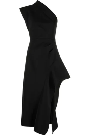 Acler Robe mi-longue à design asymétrique à une épaule