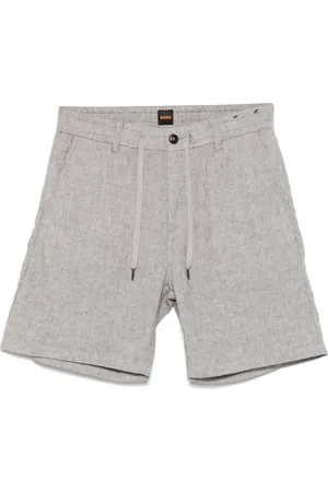HUGO BOSS Short chino en tissu flammé