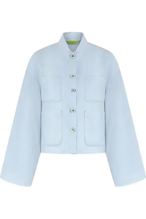 SHANGHAI TANG Veste en lin à design structuré
