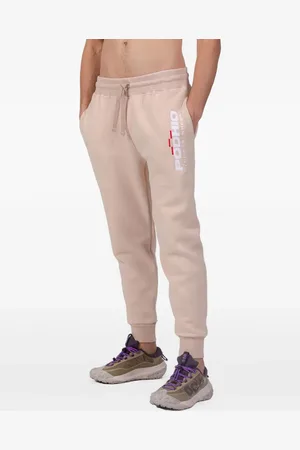 Podhio Pantalon de jogging à logo imprimé
