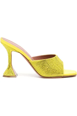 Amina Muaddi Mules Lupita à ornements en cristaux