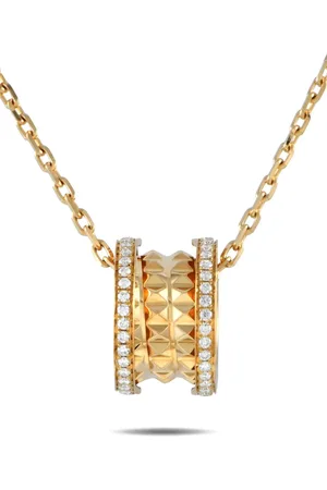 Bvlgari Collier B.zero1 Rock en or 18ct pavé de diamants