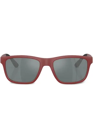 Emporio Armani Lunettes de soleil à monture rectangulaire