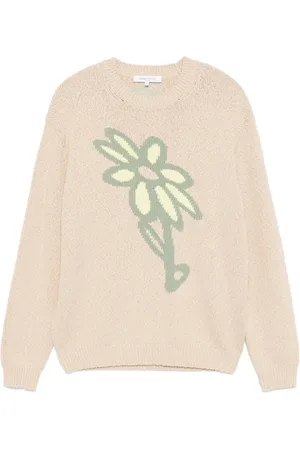 Maison Kitsuné Pull Abstract Daisy en intarsia