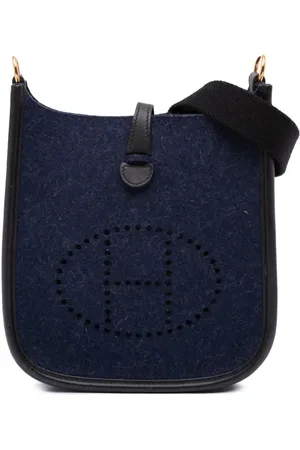 Hermès Sac à bandoulière Evelyne TPM en feutre et cuir Swift (2019)