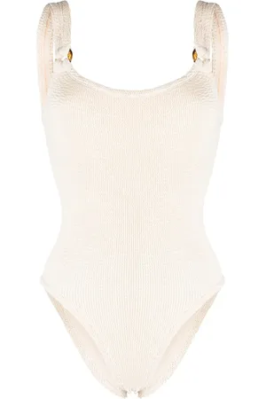 Hunza G Maillot de bain Domino à design nervuré