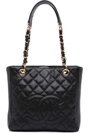 CHANEL Sac porté épaule Petite Shopping Tote en cuir Caviar (2011)