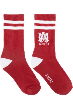 AMIRI Chaussettes en maille intarsia