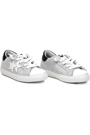 2 stars Baskets en cuir
