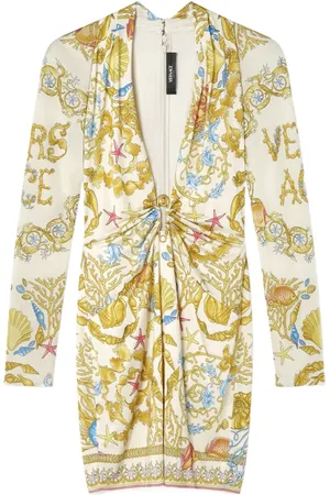 VERSACE Robe courte Underwater Barocco