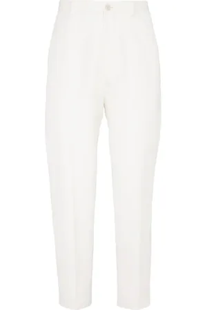 Brunello Cucinelli Pantalon à plis marqués
