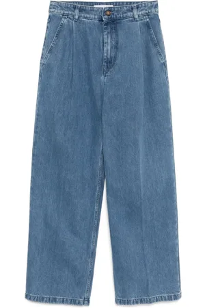 Maison Kitsuné Jean à taille haute et pinces