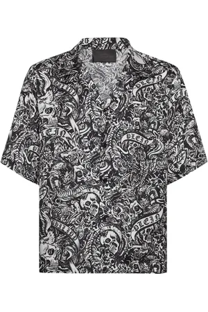 Philipp Plein Chemise Tattoo à manches courtes