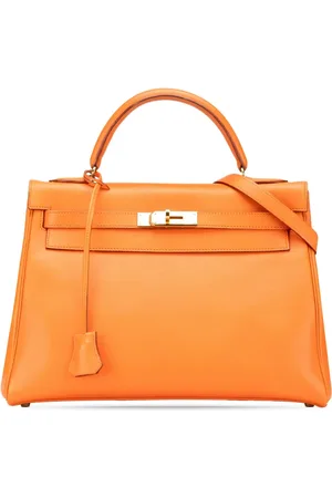 Hermès Sac à main Kelly Retourne 32 en cuir Gulliver (1991)
