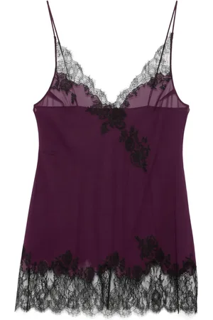 CARINE GILSON Robe-nuisette en dentelle de Calais-Caudry