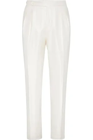 Brunello Cucinelli Pantalon en soie