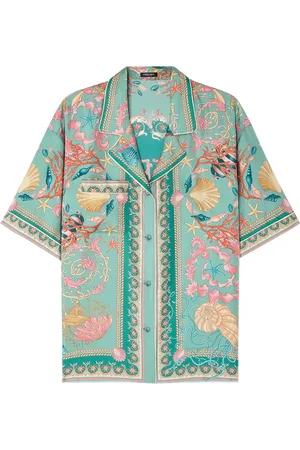 VERSACE Chemise Underwater Barocco à manches courtes