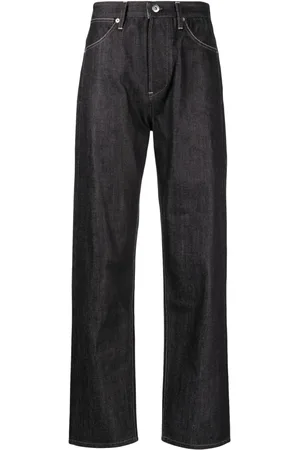 Jil Sander Jean à coutures contrastantes